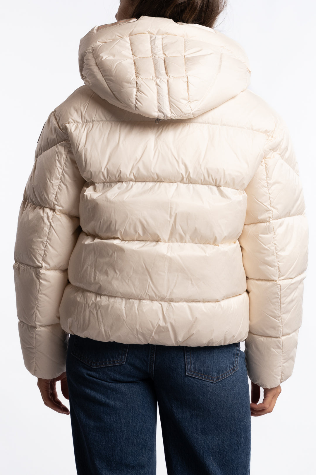 Tilly Hooded Down Jacket - Moonbeam