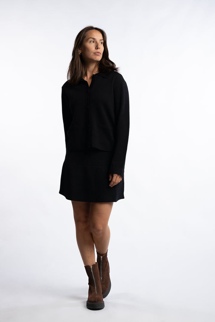 Ulla Merino Jacket- Black