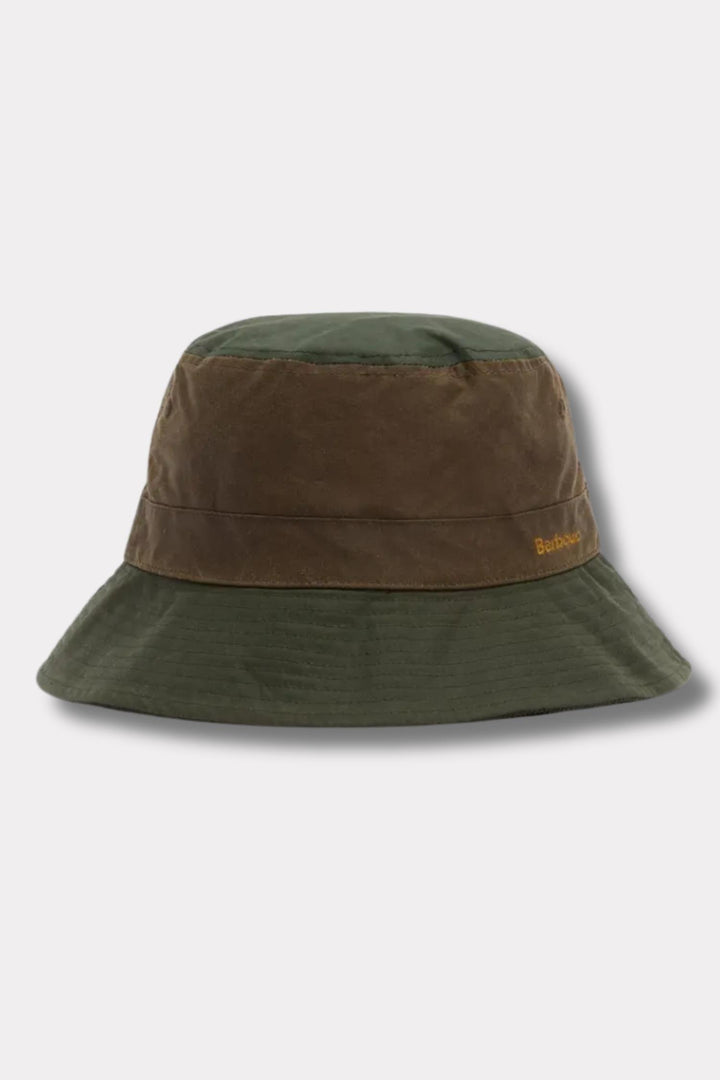 Brackley Wax Bucket Hat- Olive
