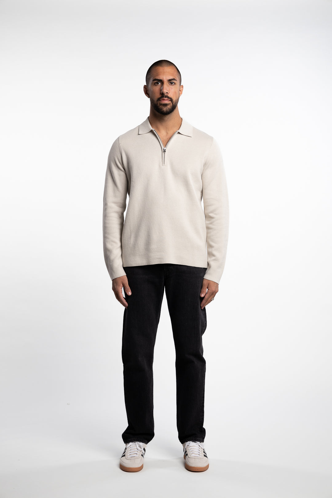 Saguna Half-Zip Polo Moonstruck