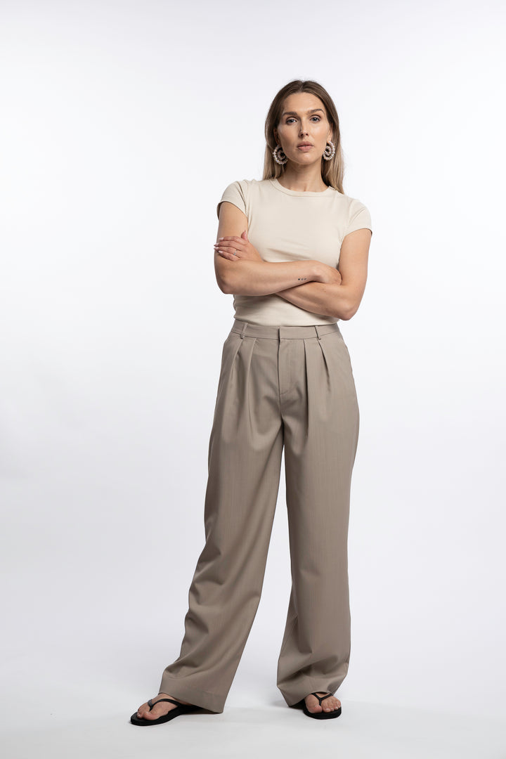 Monaco Pant- Pebble