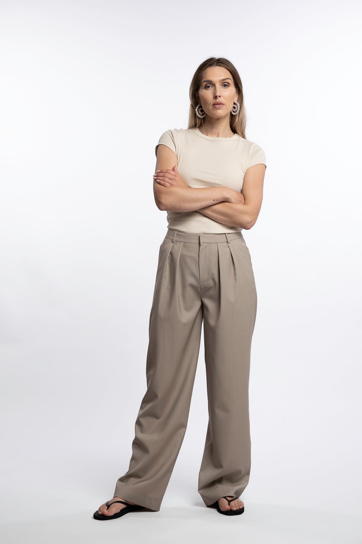 Monaco Pant- Pebble