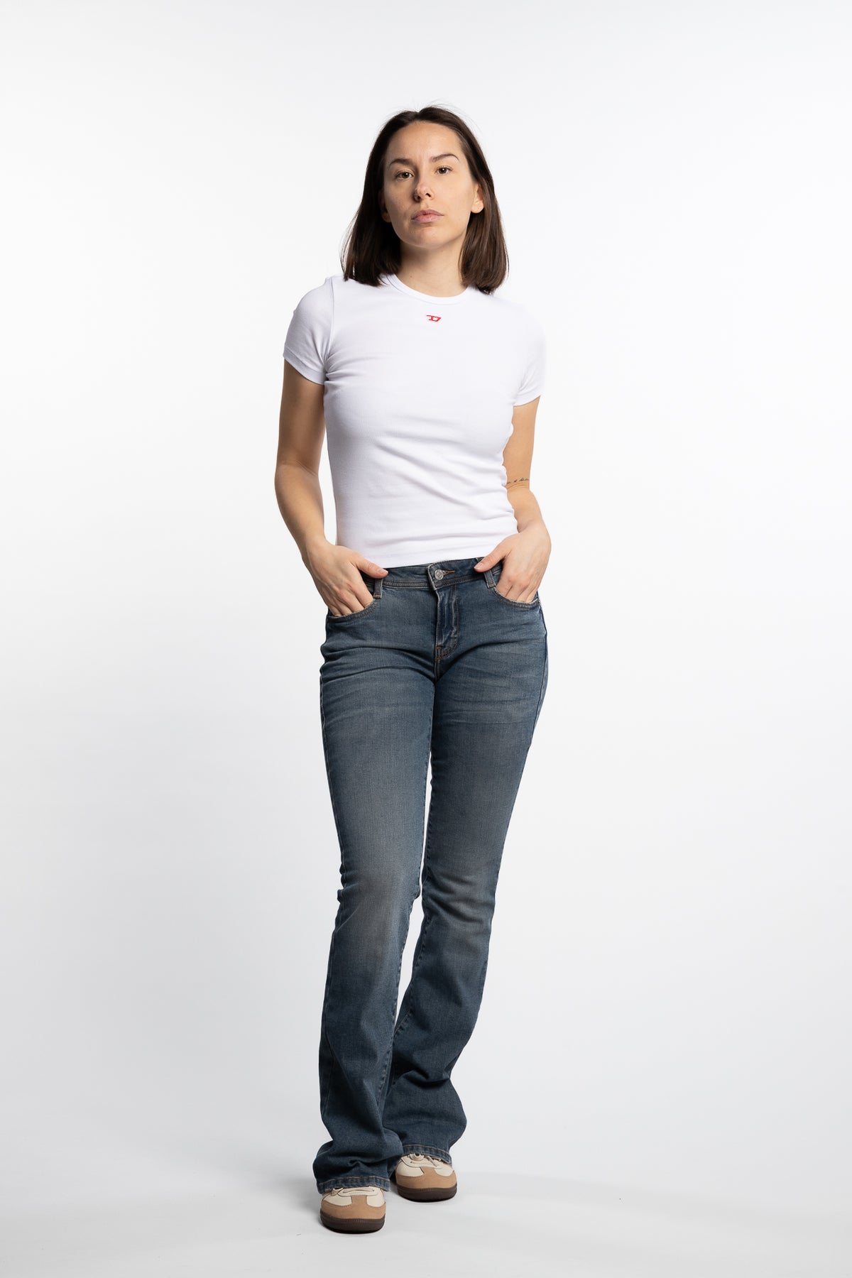 Bootcut Jeans 1969 D-Ebbey Obmbt- Blue