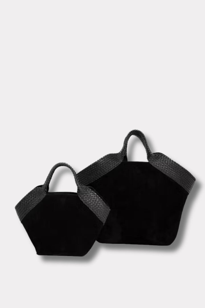 Aura Bag Small- Black Suede