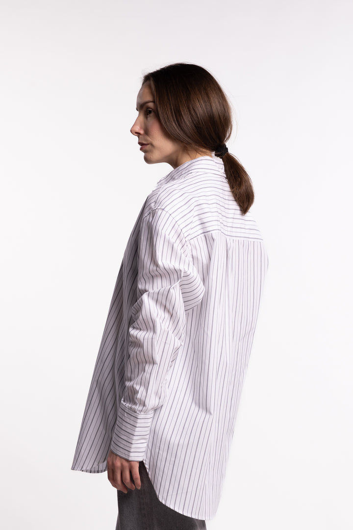 Salovas Shirt 13072 - White Stripe