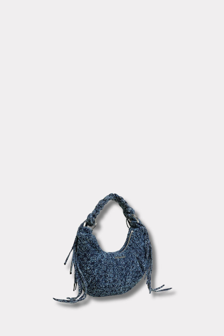 Cocoon Denim Micro Bag- Blue