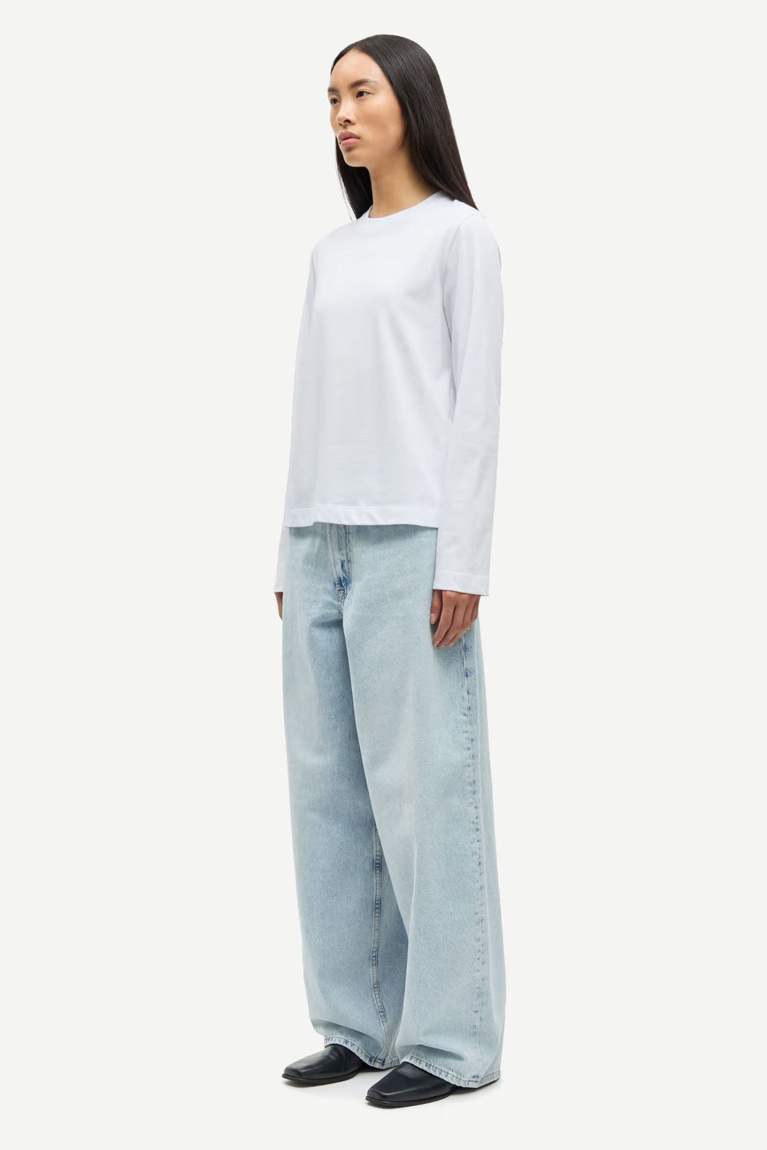 Sacamino ls t-shirt - White