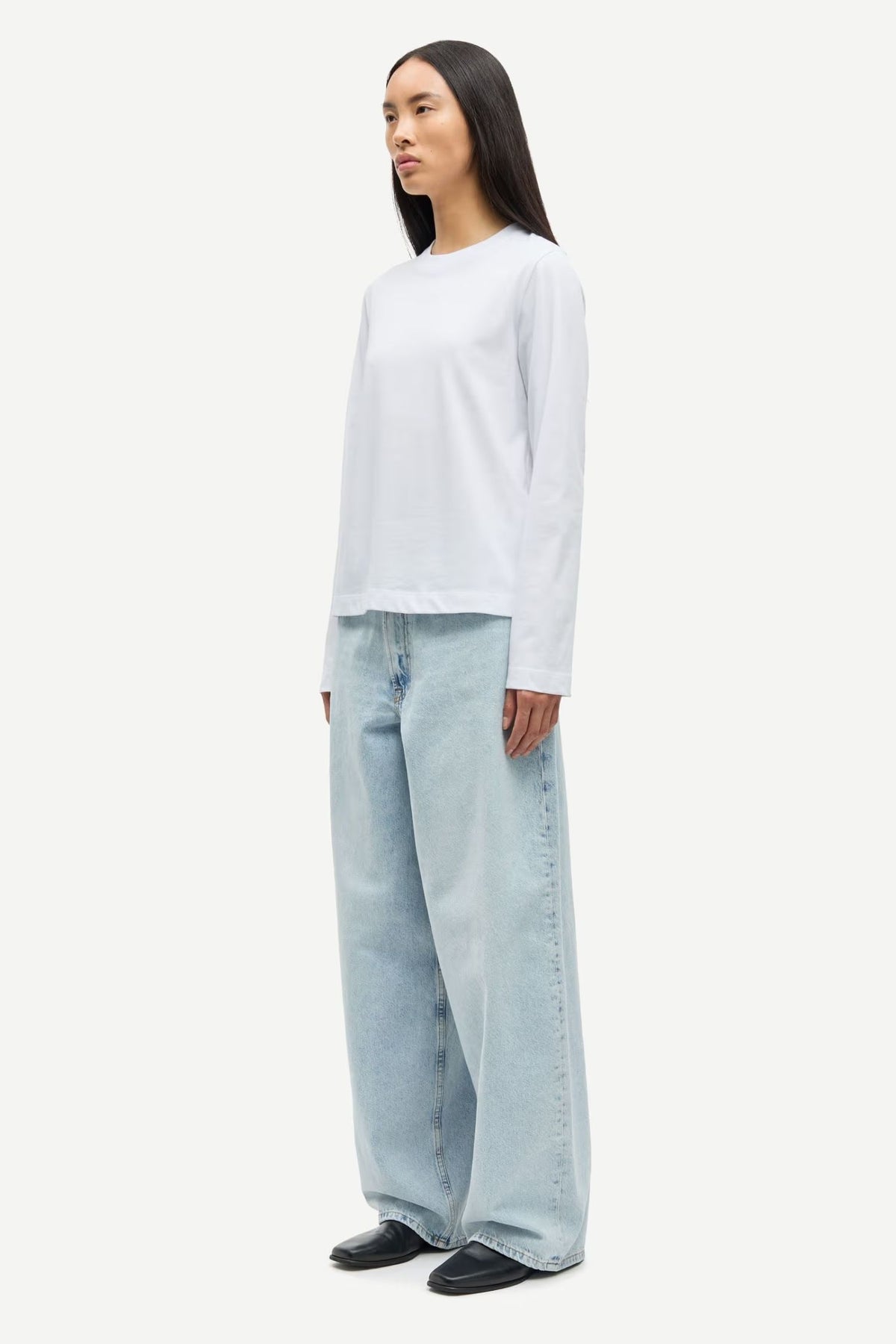 Sacamino ls t-shirt - White