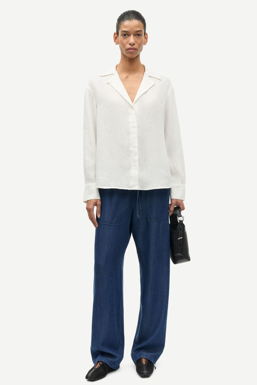 Saiben shirt 16047 - White
