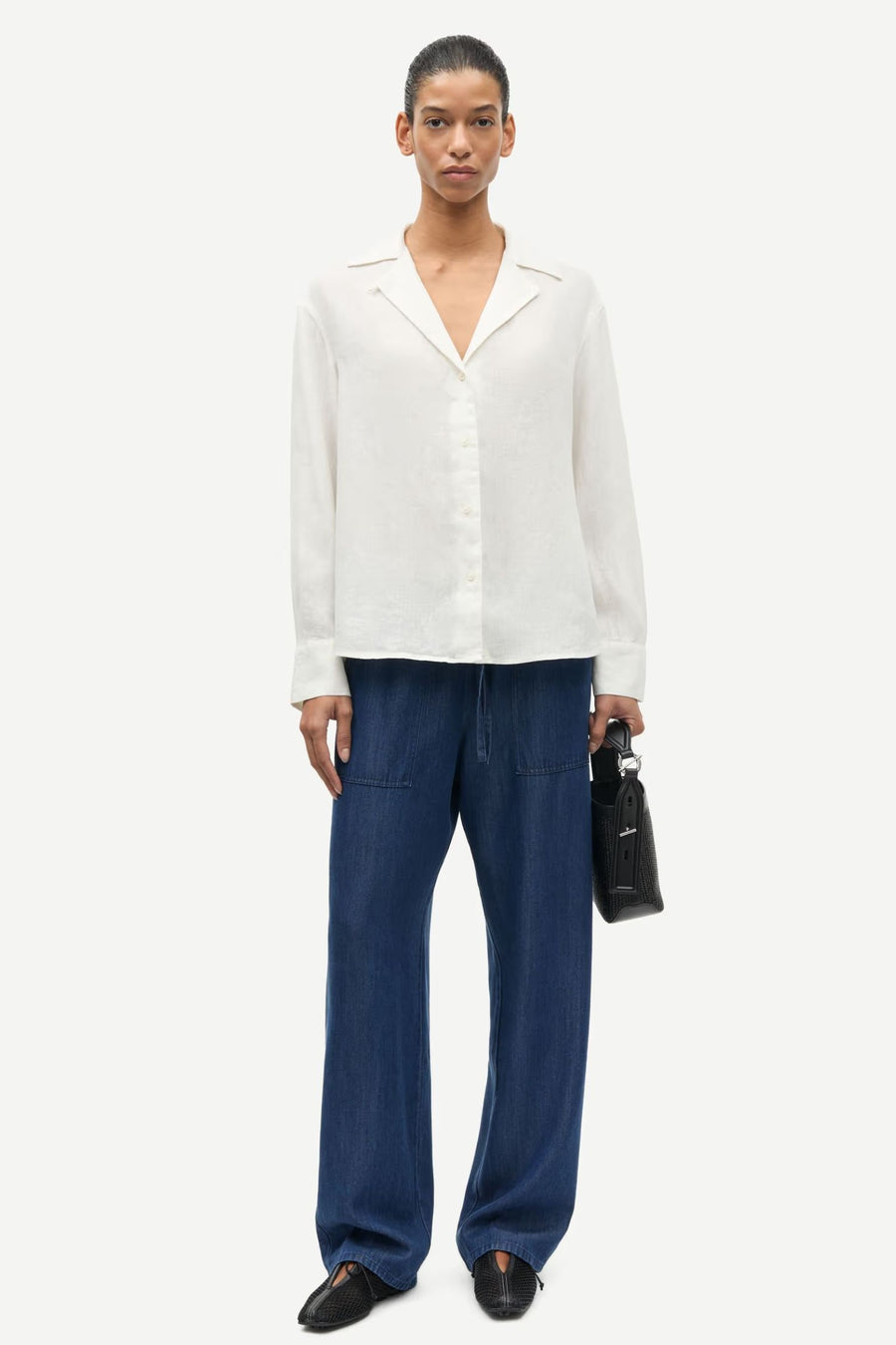 Saiben shirt 16047 - White