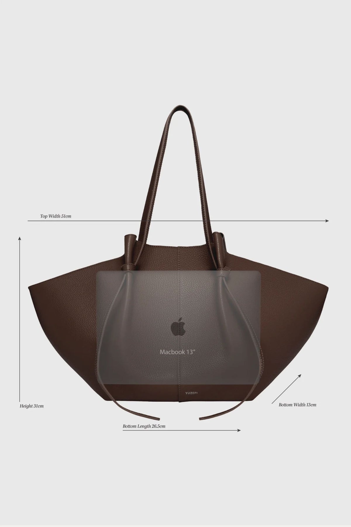 XL Mochi - Hazel Pebble Grained Leather
