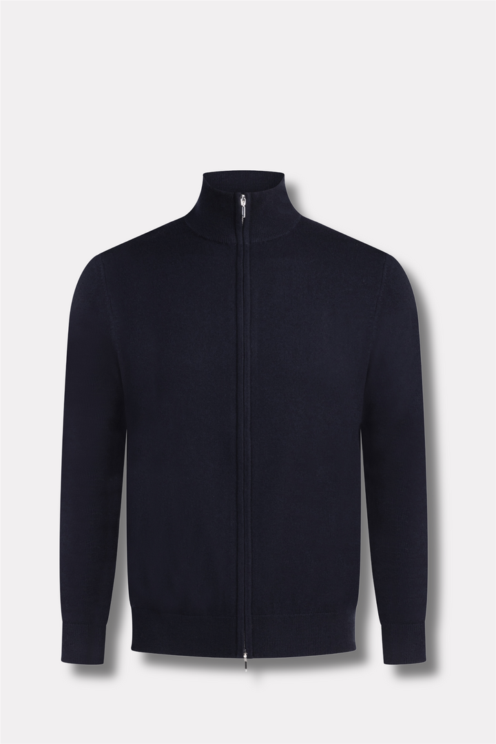 Ralph Full Zip Sweater Navy