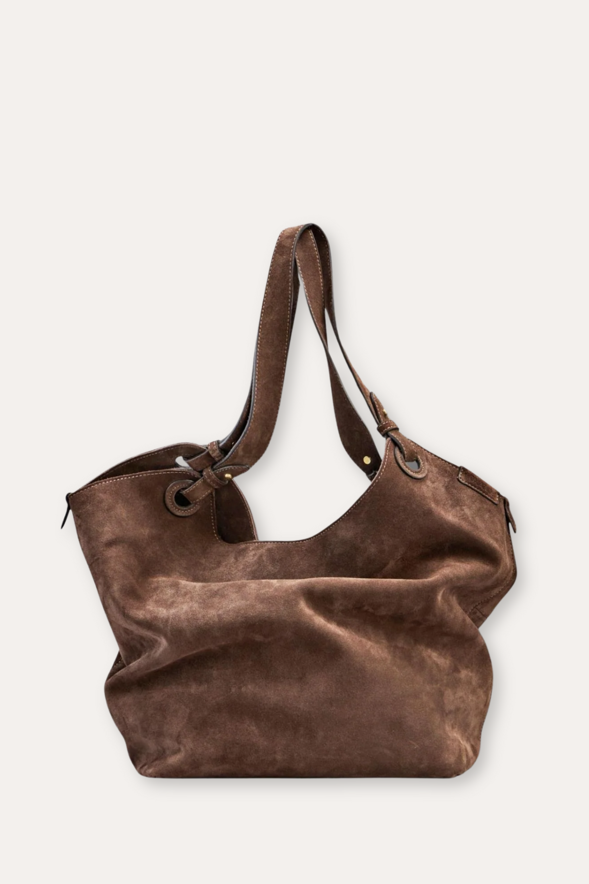 SOHO Shoulder Bag- Umber Suede