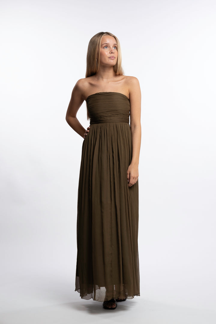 Amalfi Dress- Dark Olive