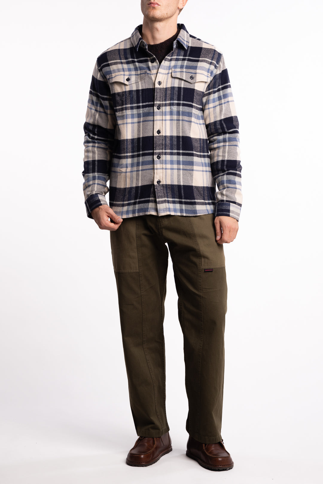M Fjord Flannel Shirt Hibernate: Sunken Blue