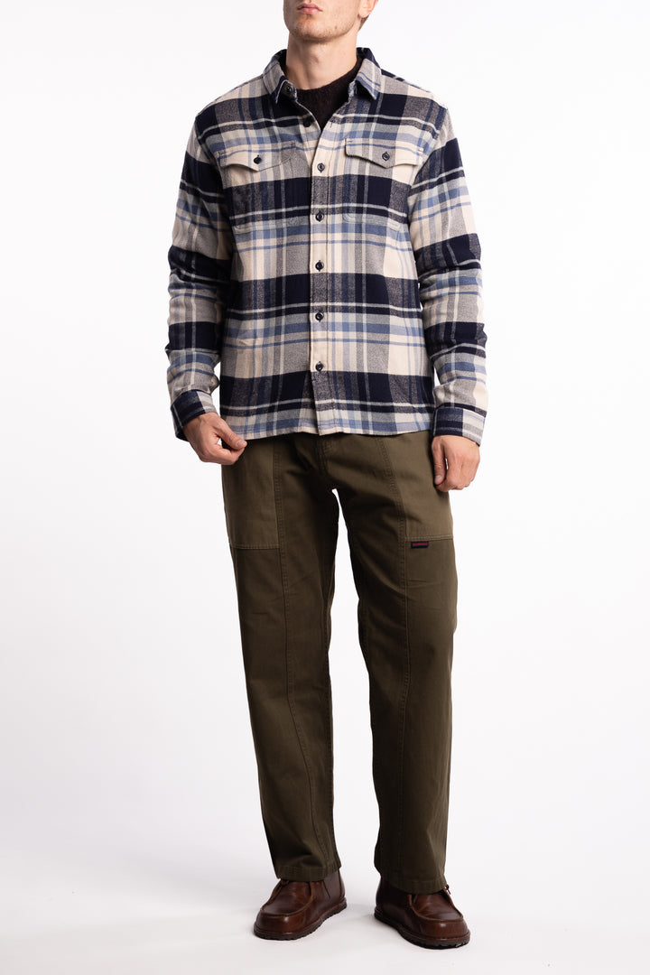 M Fjord Flannel Shirt Hibernate: Sunken Blue