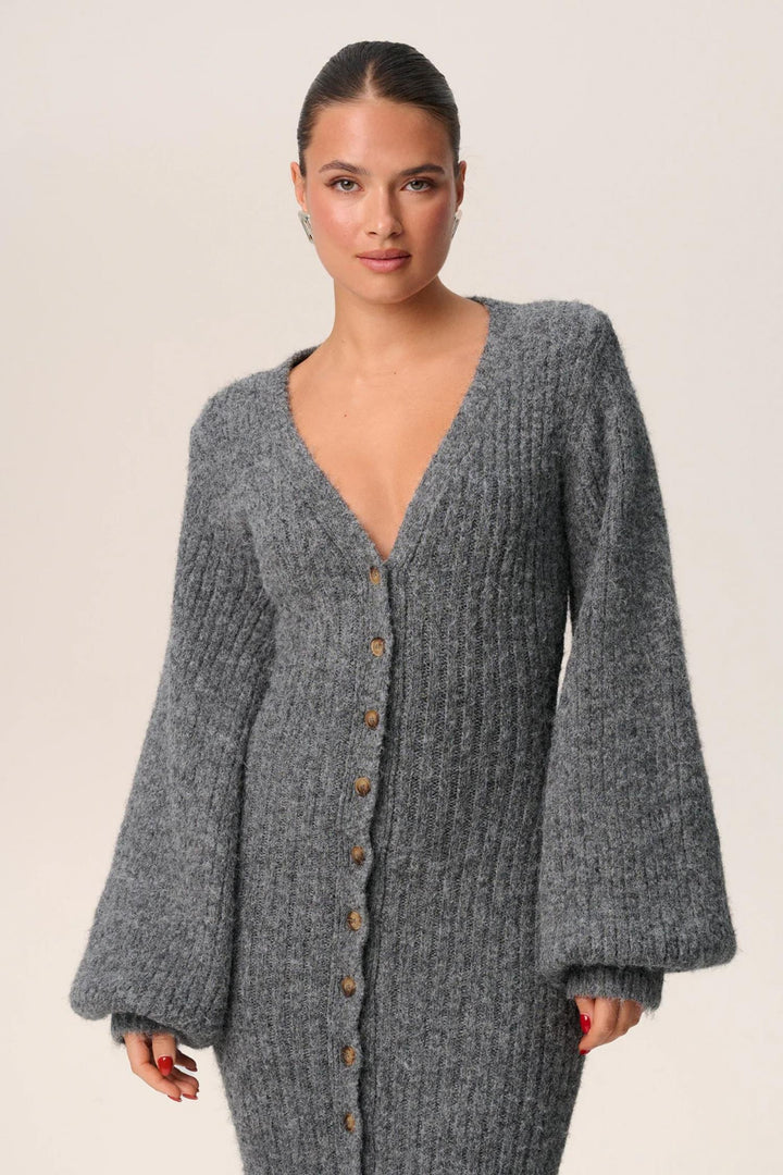 Montana Dress- Grey Melange