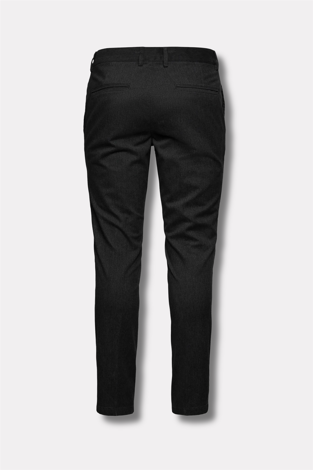 Denz Slim Fit Casual Trousers Dark Grey