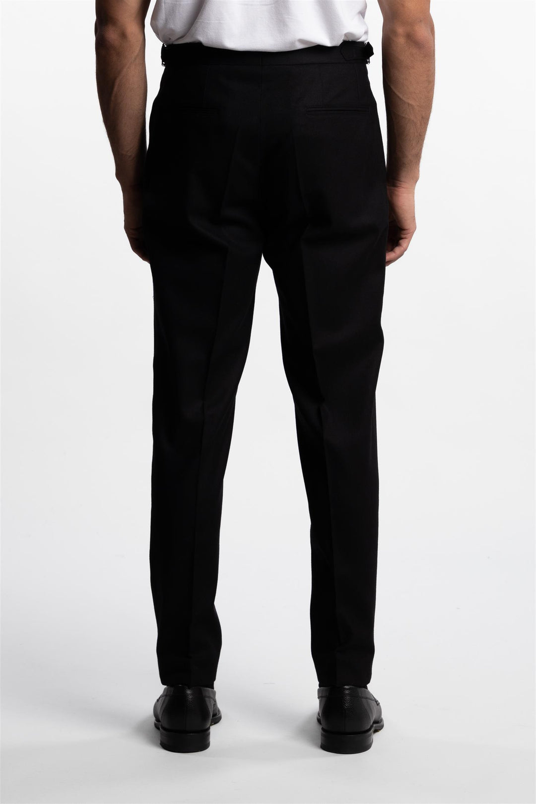 Prato Flannel Trousers Black