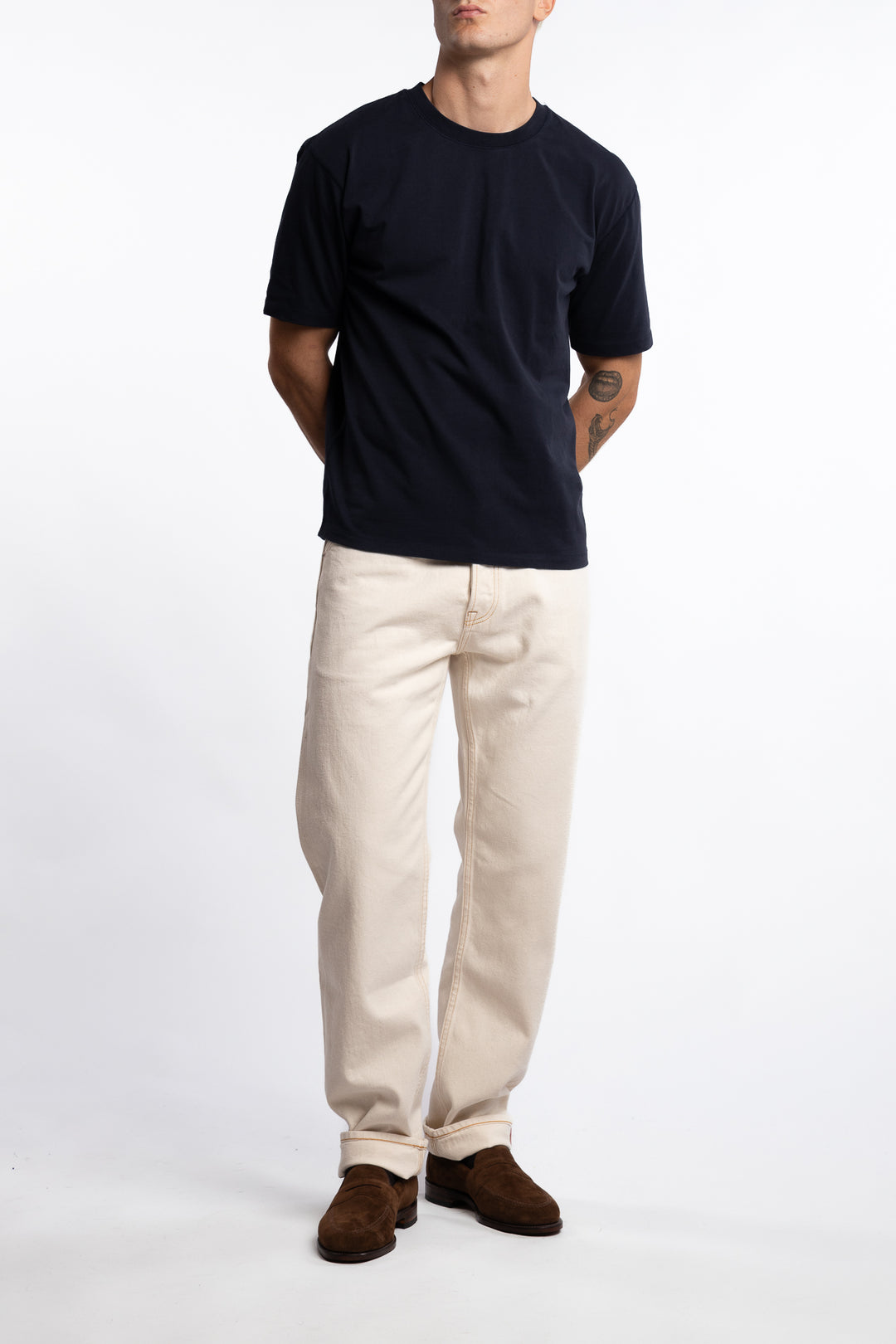Short Sleeve Hiking T-Shirt Navy