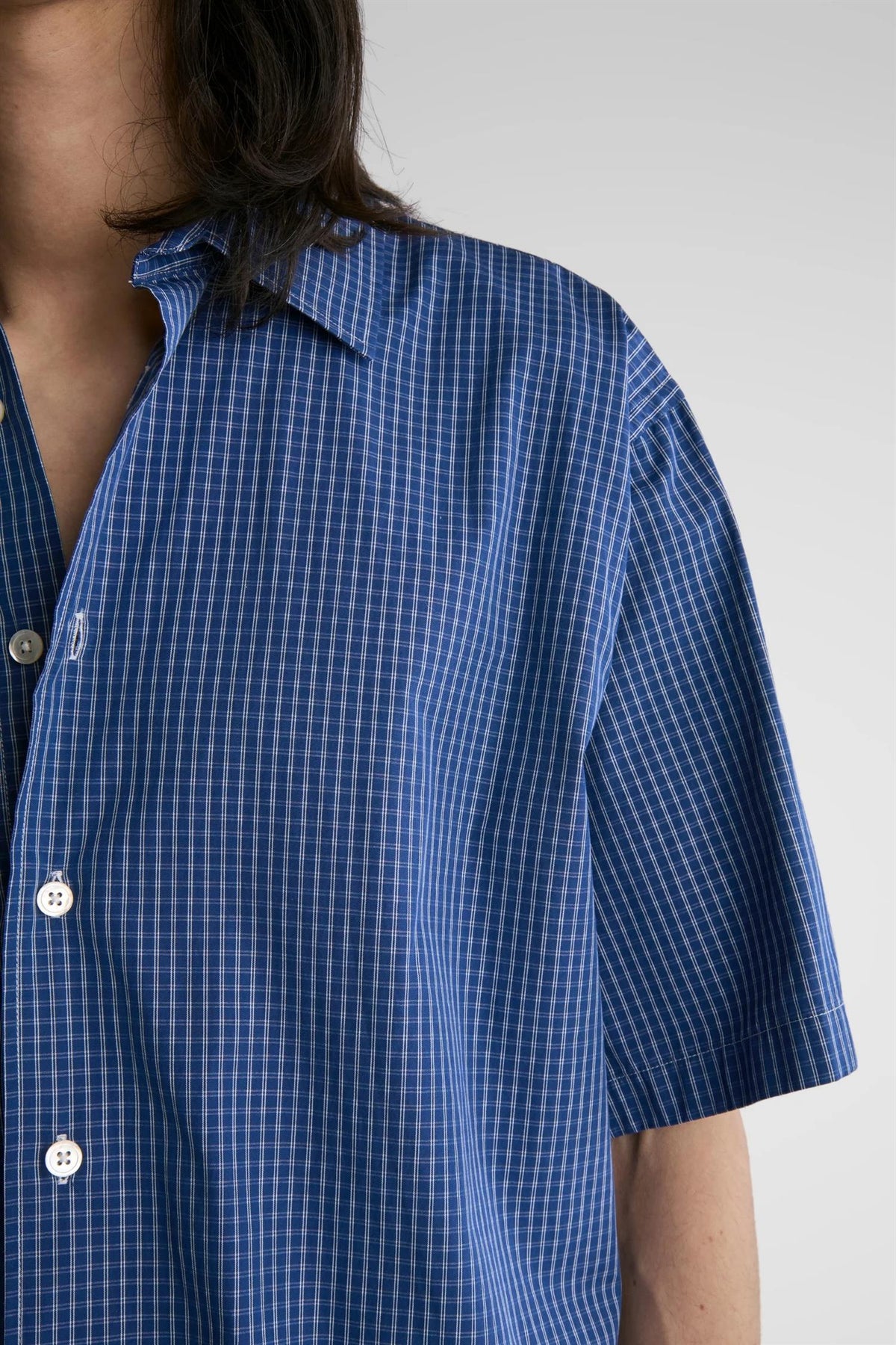 Brass Tee Blue Clerk Check