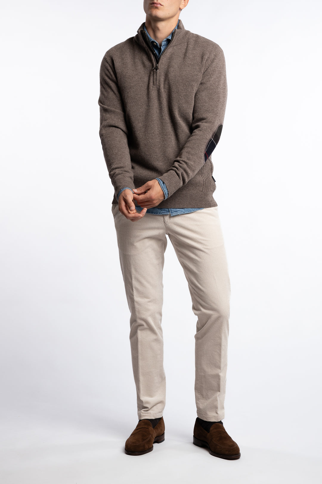 Holden Half Zip Military Marl