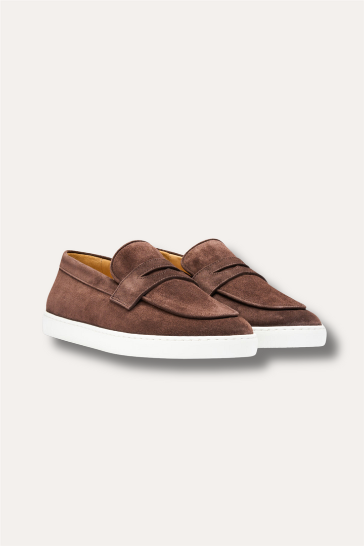 Penny Sneaker Sparrow Suede