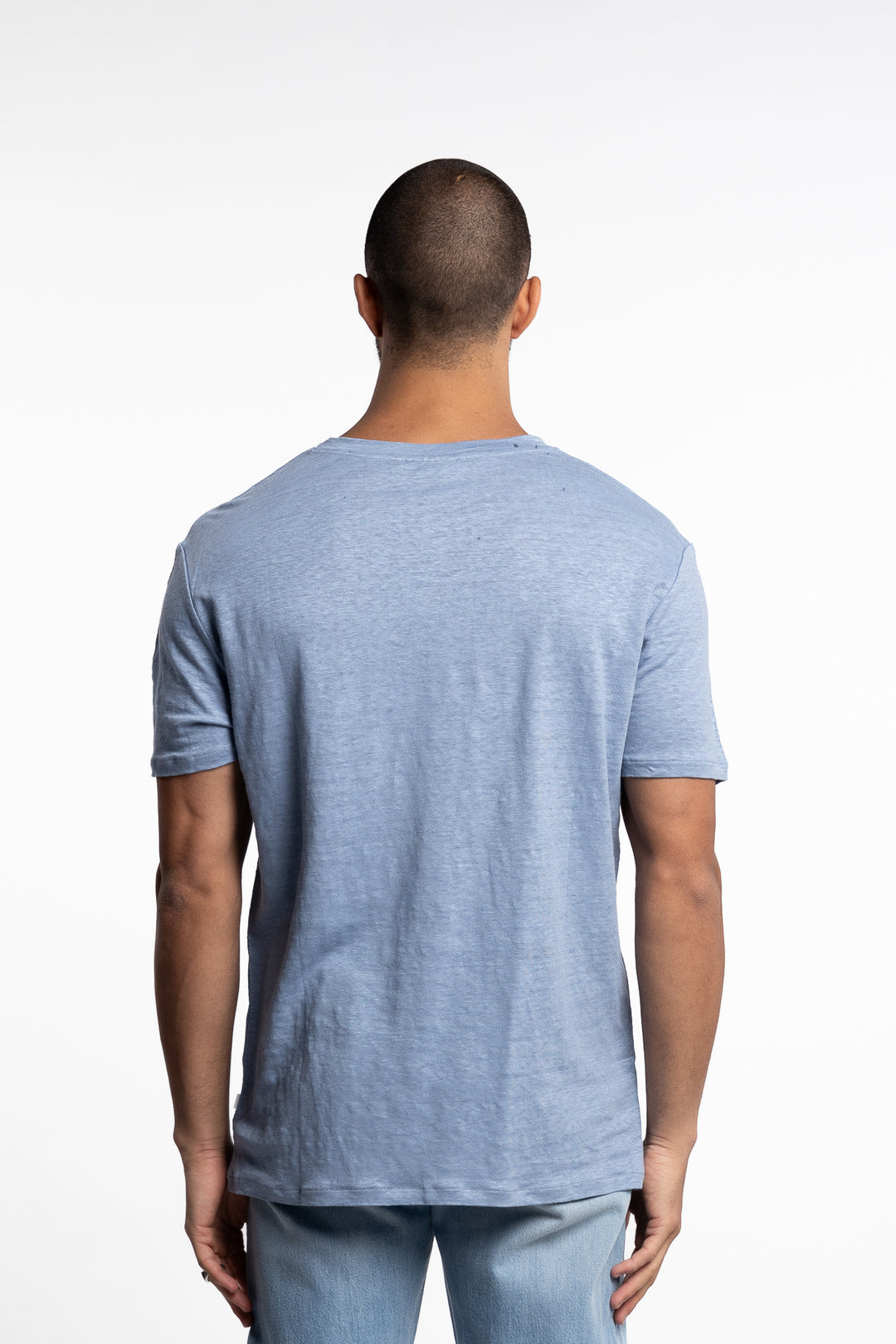 Coma Linen Tee Rain Washed