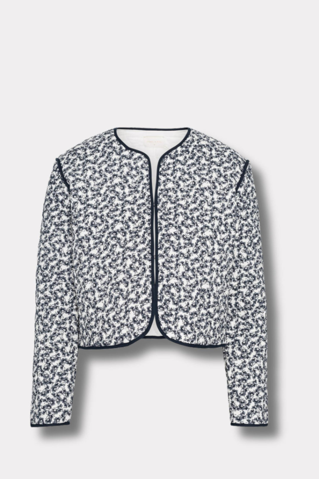 Elvera Jacket- Navy Rosehip Print