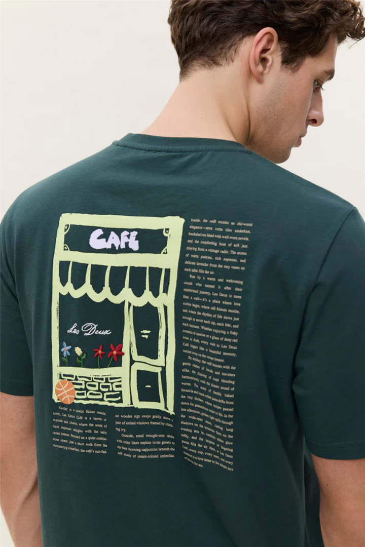 Café T-Shirt Pine Green