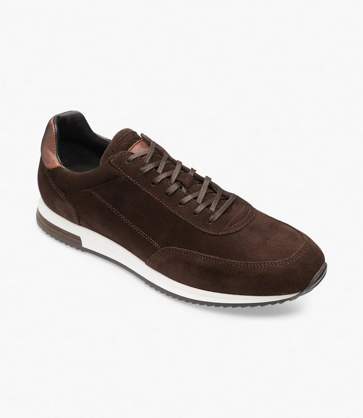 Bannister Sneaker Chocolate Brown Suede