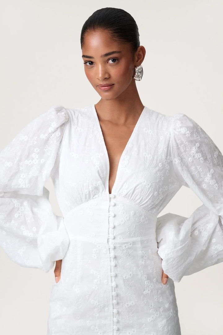 Florence dress- White Embroidery