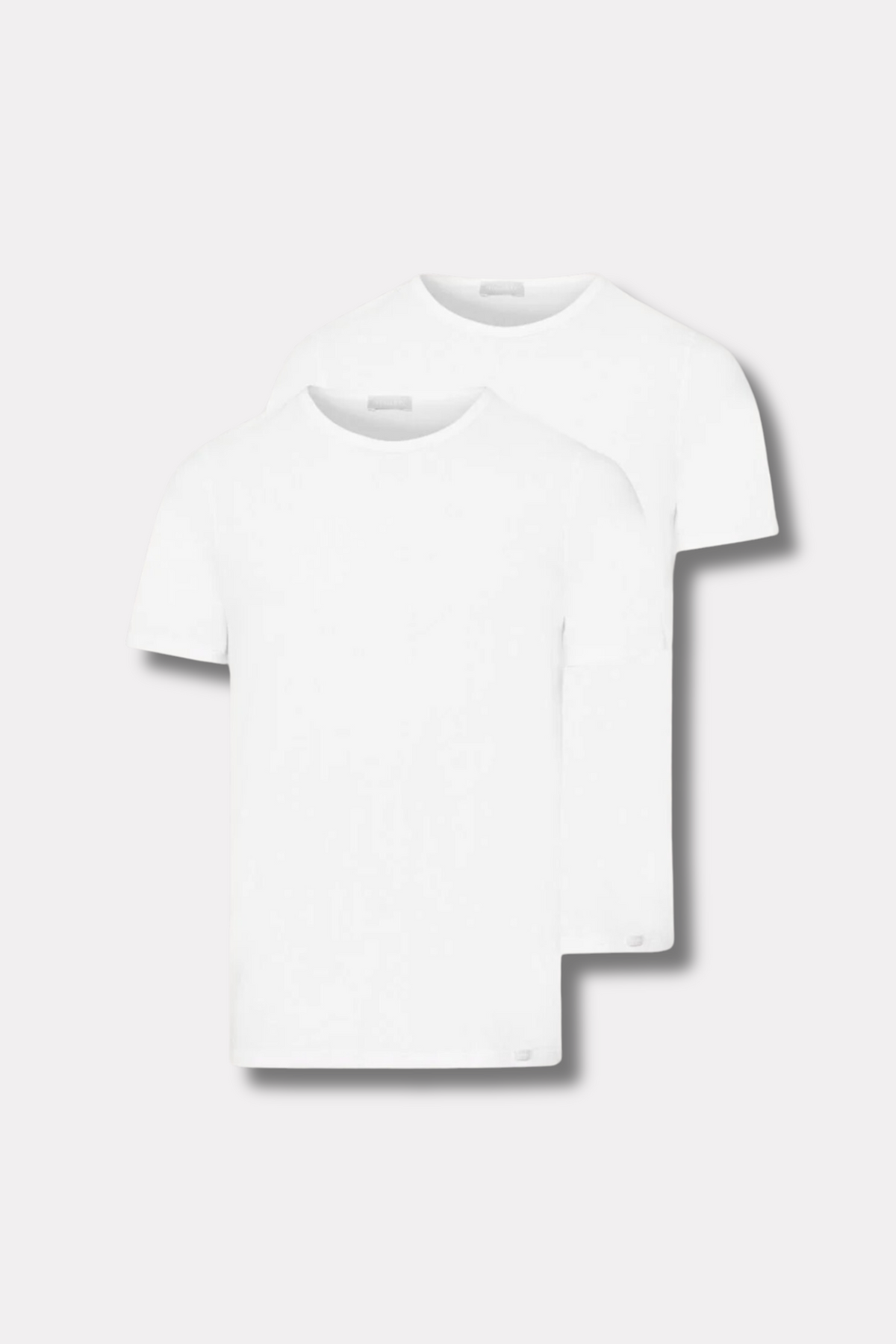Two Pack Short Sleeve Shirts Cotton Essentials White