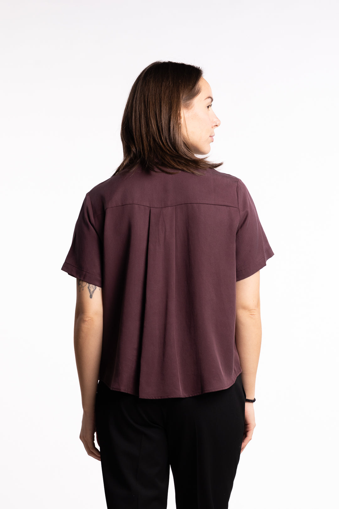 Mina SS shirt 14028 - Fudge
