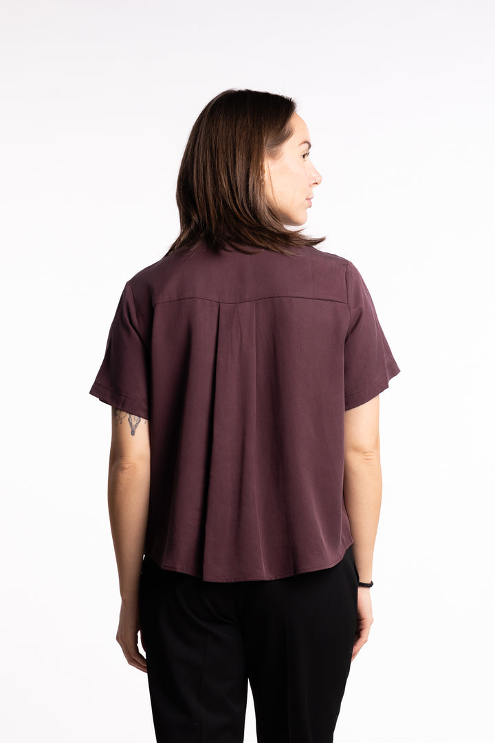 Mina SS shirt 14028 - Fudge