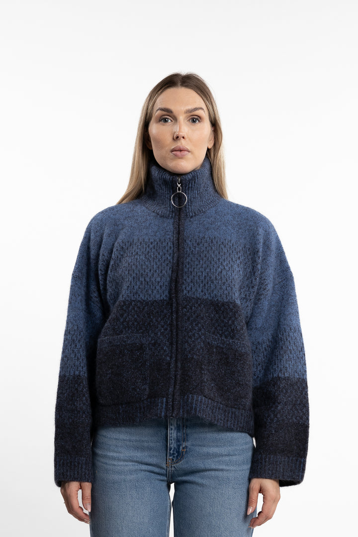 Tine Cardigan- Blue Mix