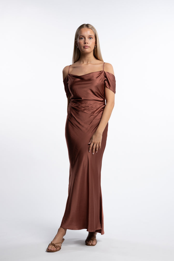 Lyra Dress- Terracotta