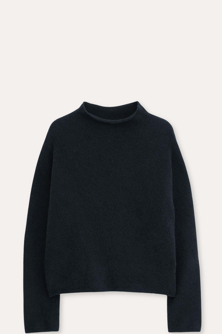 Mika Yak Funnelneck Sweater Black