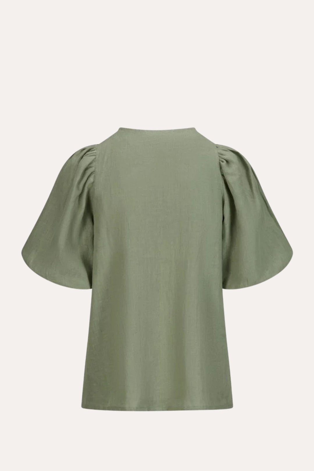 Anna Linen Top- Green
