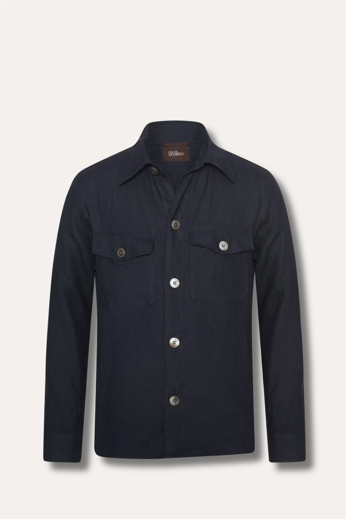 Maverick Linen Jacket Navy