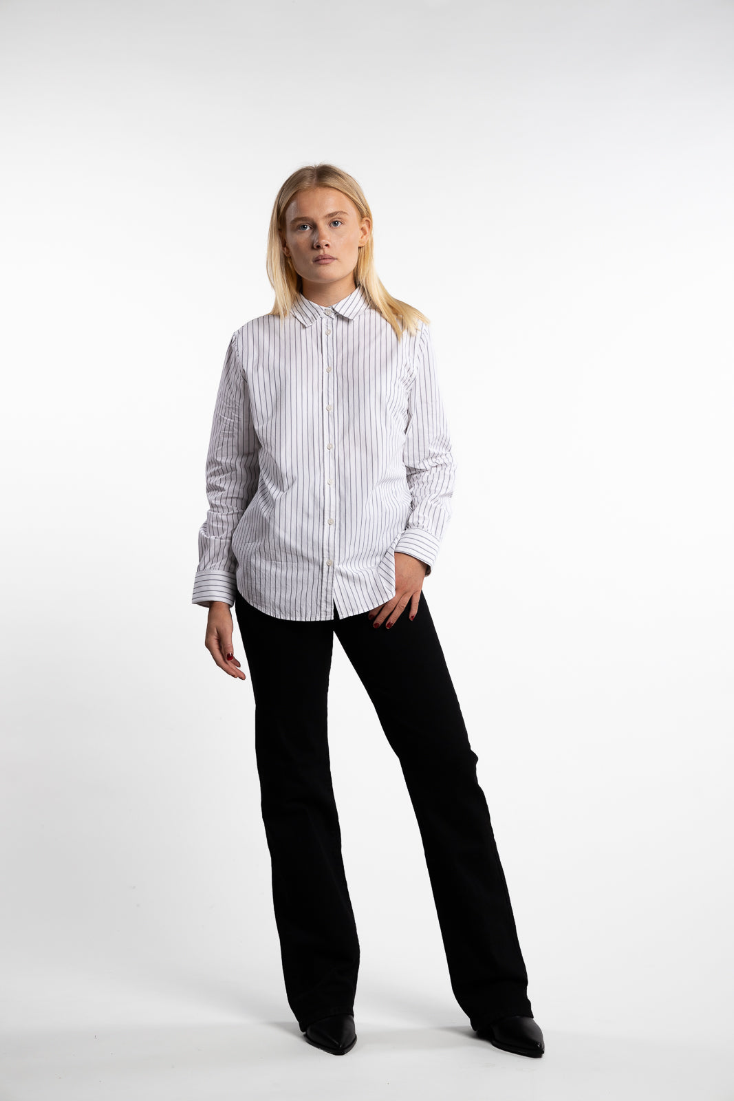 Fritila Shirt- Black Stripe