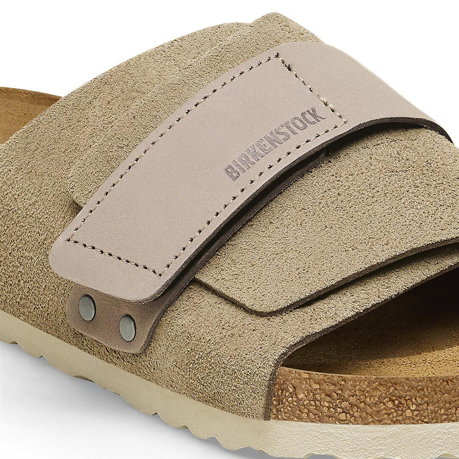 Men's Kyoto Nubuck/Suede Leather Taupe