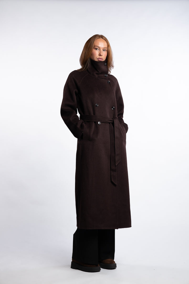 Sahanne Coat 15772 - Black Coffee