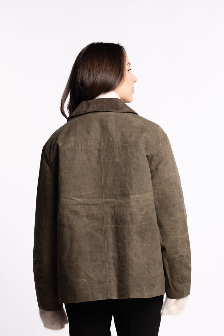 Diana Short Jacket- Green