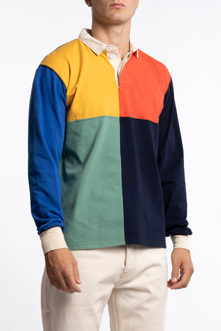 Paneled Rugby Multi