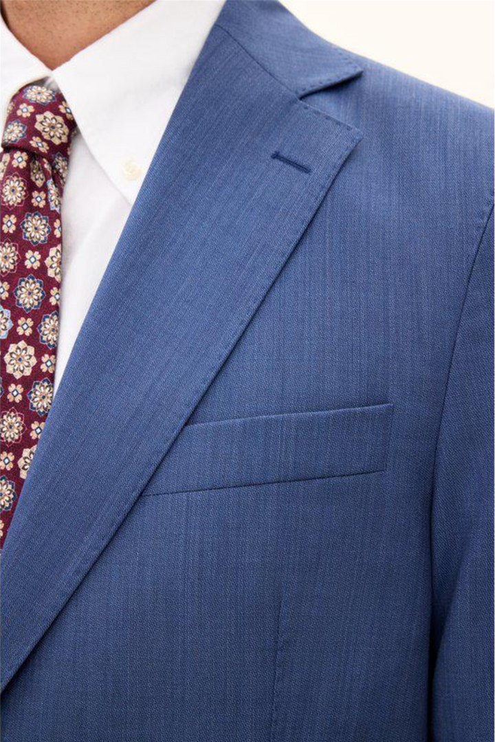Fogerty Regular Fit Wool Blazer Blue Tropic