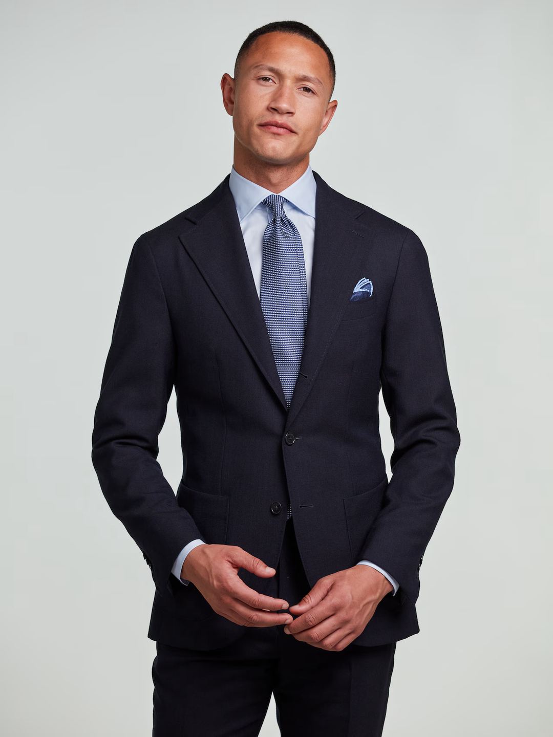 Slimline Twill Shirt Light Blue