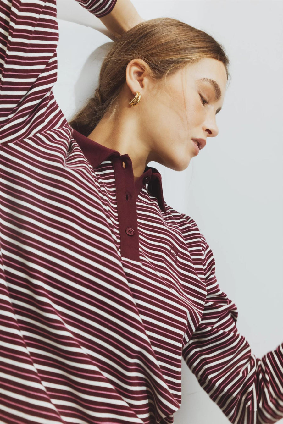 Elmer polo shirt - Deep Plum