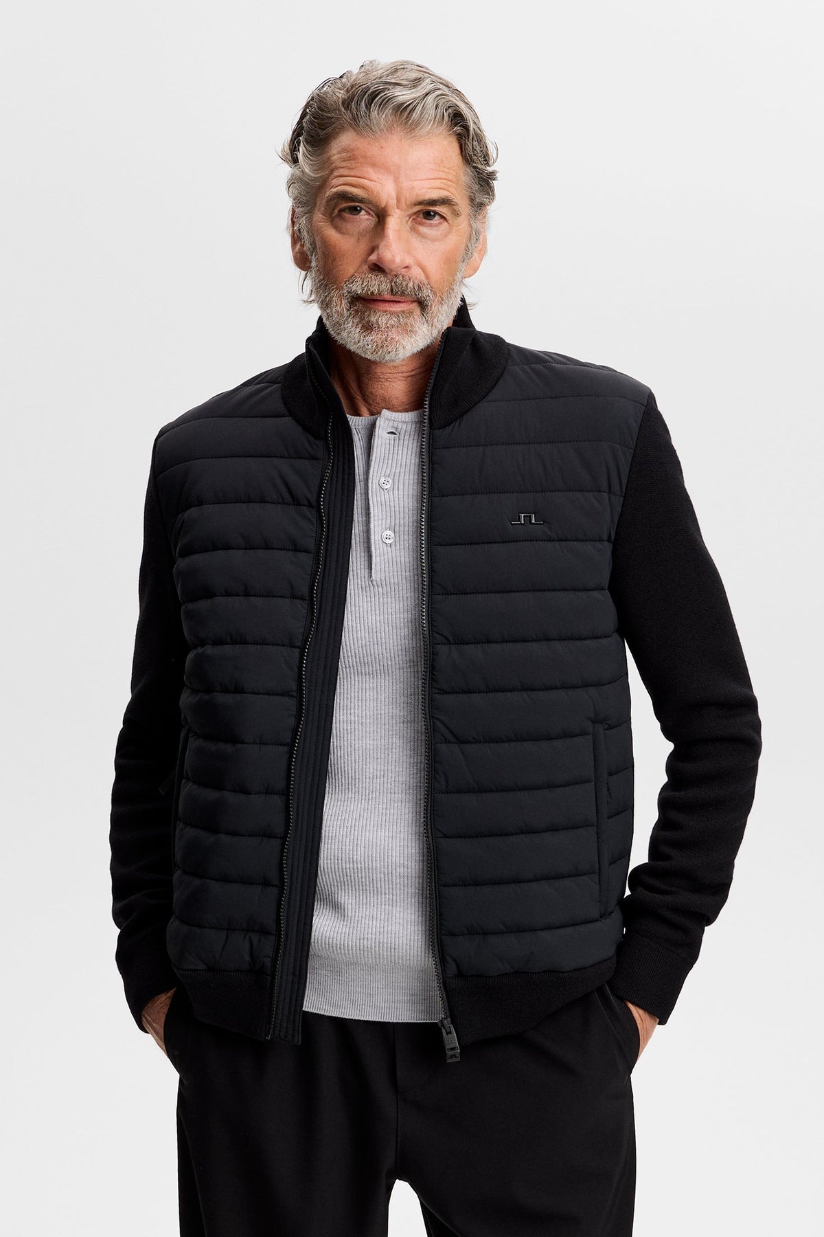 Boen Knit Hybrid Jacket Black