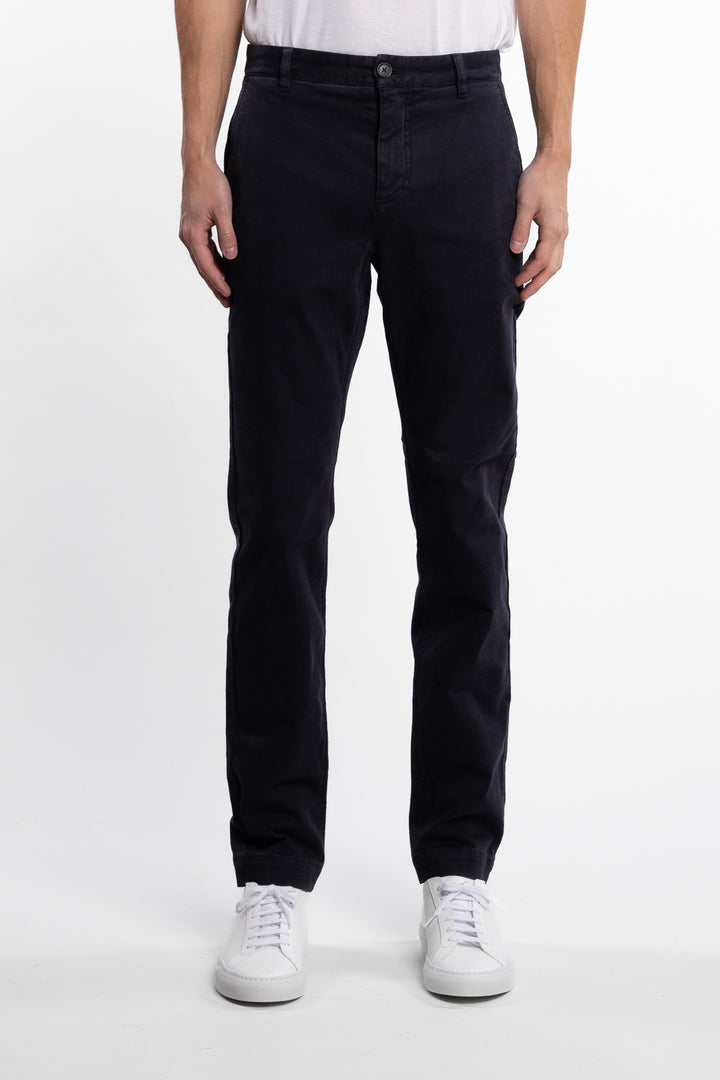 Jeffrey Slim Fit Brushed Chino Blue